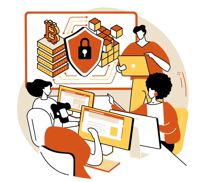 Compliance audit workflow illustration Data protection policy review session