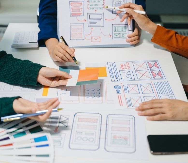 UI design focused on clear interfaces and conversion optimization for small business websites